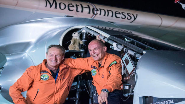 Mandalay, Myanmar, March 19, 2015: Solar Impusle 2 lands in Mandalay with Bertrand Piccard at the controls. The First Round-the-World Solar Flight will take 500 flight hours and cover 35’000 km, over five months. Swiss founders and pilots, Bertrand Piccard and André Borschberg hope to demonstrate how pioneering spirit, innovation and clean technologies can change the world. The duo will take turns flying Solar Impulse 2, changing at each stop and will fly over the Arabian Sea, to India, to Myanmar, to China, across the Pacific Ocean, to the United States, over the Atlantic Ocean to Southern Europe or Northern Africa before finishing the journey by returning to the initial departure point. Landings will be made every few days to switch pilots and organize public events for governments, schools and universities.