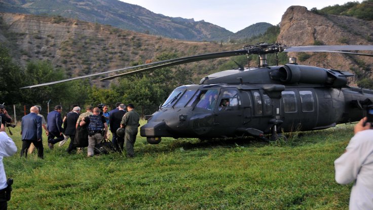 CHP lideri Ardanuç mitingine helikopterle gitti.