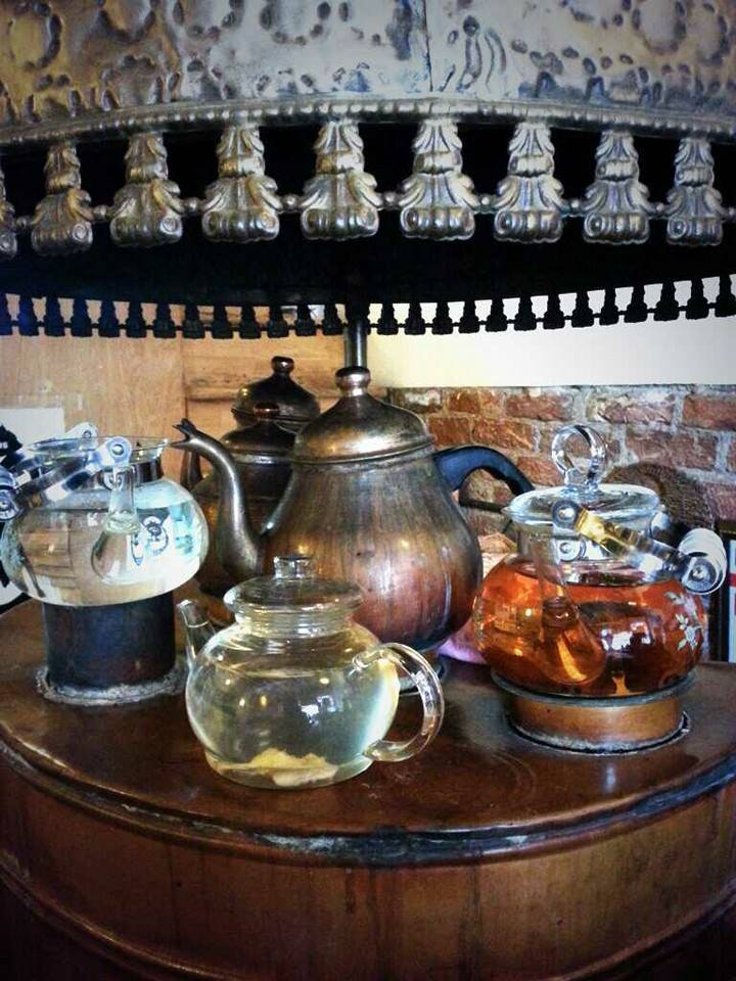 Eski Kafa'nın 'çay ocağı'.