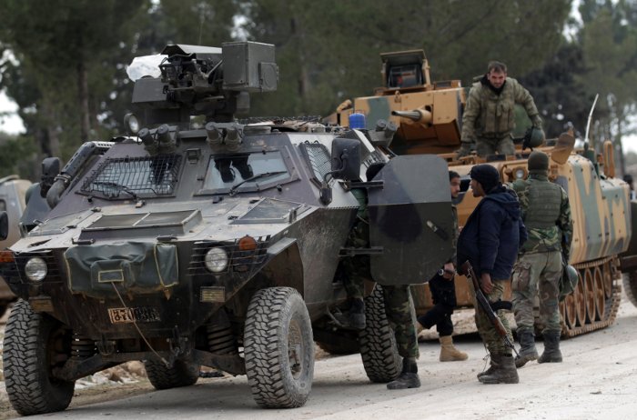 IŞİD'den alınan Bizaa köyüne TSK ve ÖSO militanları yerleşti.
