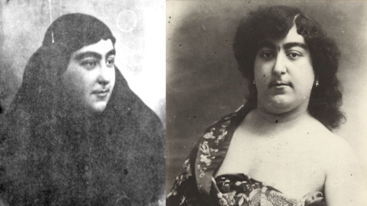 Nasreddin Şah’ın kızlarından Taj al-Saltanah’nın (1884 –1936 ) da modern bir Avrupalı kadın gibi poz verdiği fotoğrafları olduğu gibi, bıyıklı fotoğrafları vardır. 